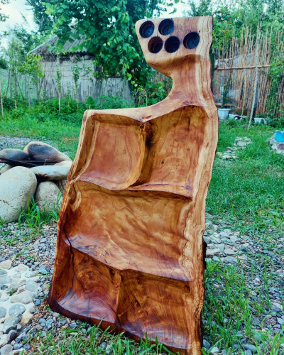 ظرف سرو پذیرایی چوبی